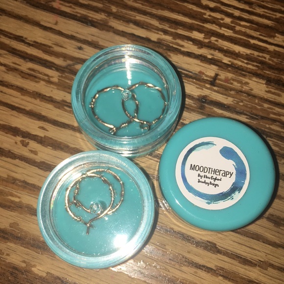 $732 14k Rose Gold 10mm Hoop Earrings - Picture 7 of 10